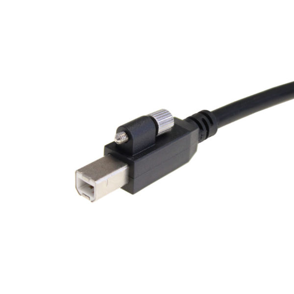 USB koncovka kabelu s jistícím šroubem