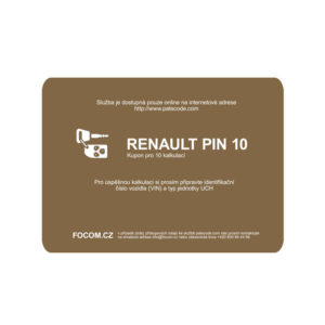 RENAULT PIN 10-0