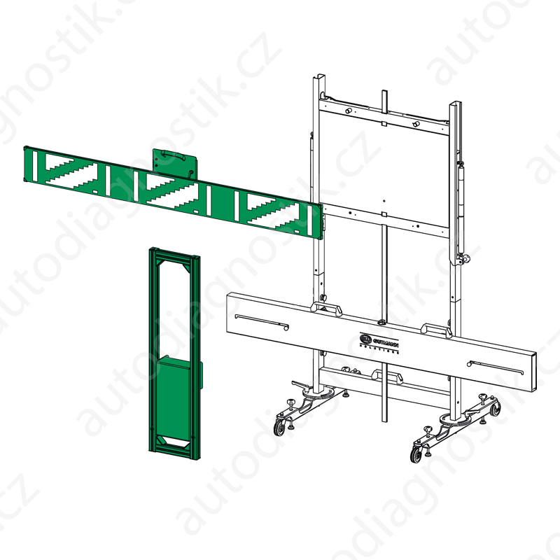 Referenční panel pro lasery pro Audi